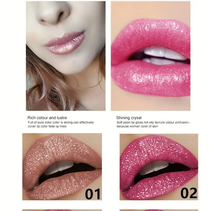 💫💄🫦Brillo labial Glitter x 6 unidades🤩💫💖