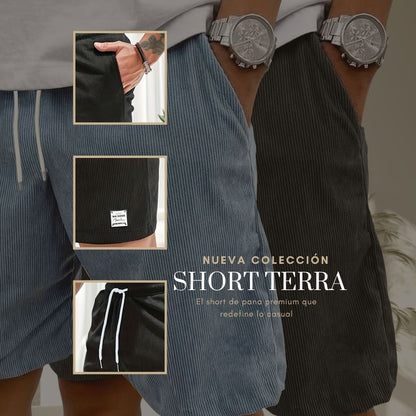 SHORT PARA HOMBRE TERRA, TEJIDO DE PANA TRANSPIRABLE,  LLEVA 2 POR $99.900