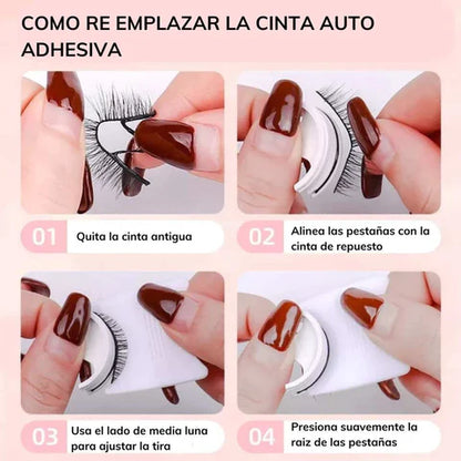 💃🦋PESTAÑAS AUTOADHESIVAS MAGNETICAS💫🙋‍♀️