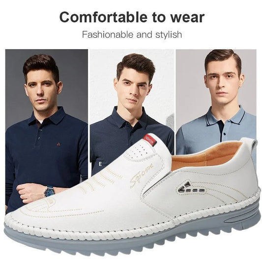 🧏‍♂️🔥NO SABES COMO LUCIR ELEGANTE Y VERSATIL 🤩LLEGO NUESTRO ZAPATO MARCO DE CUERO ANTIDESLIZANTE💫🤯