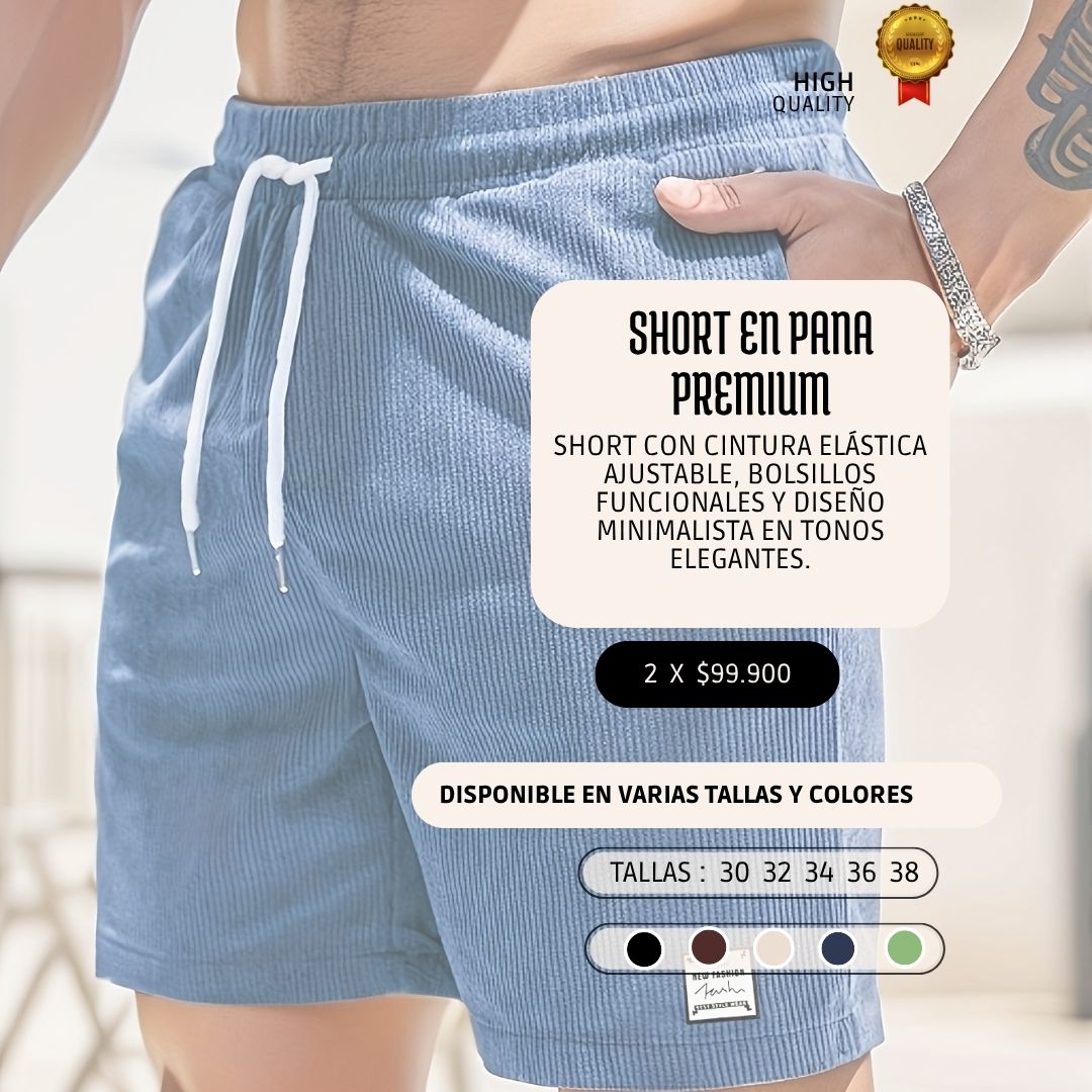 SHORT PARA HOMBRE TERRA, TEJIDO DE PANA TRANSPIRABLE,  LLEVA 2 POR $99.900