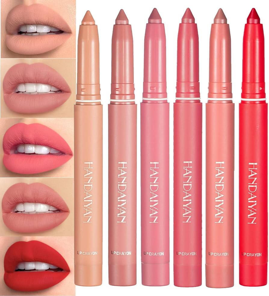 😍🔥SET DE 6 LABIALES 👄 MATE DURACION POR 24 HORAS 🎀🔥