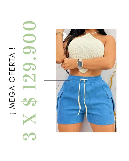 👑❤️SHORT EN PANA LUCY x 2 ❤️👑