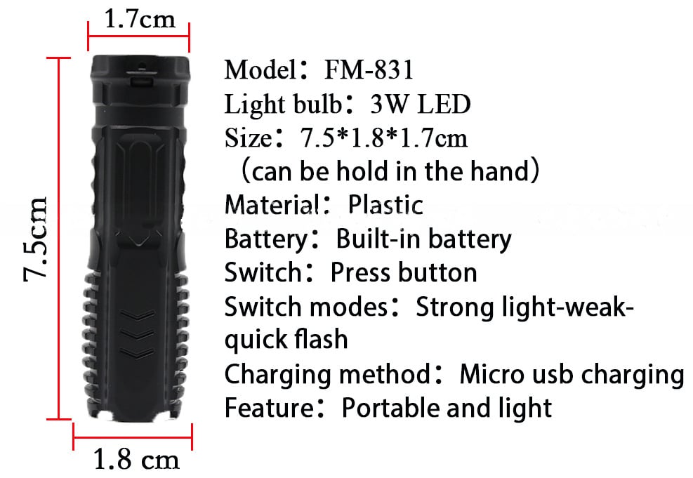 💯🔥GRAN LIQUIDACION🔥💫🔦Linterna recargable multifuncional🔦🔥