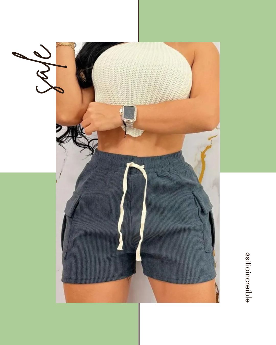 👑❤️SHORT EN PANA LUCY x 2 ❤️👑