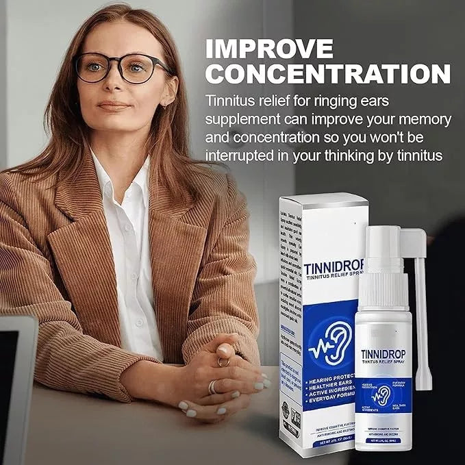 ⚡✅🔥Tinnidrop Spray Alivia Dolor de Oído💯 y Tinnitus🔥✅⚡