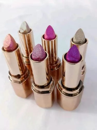 💫🫦SET DE 6 LABIALES GLITER 24 HORAS 😍💖