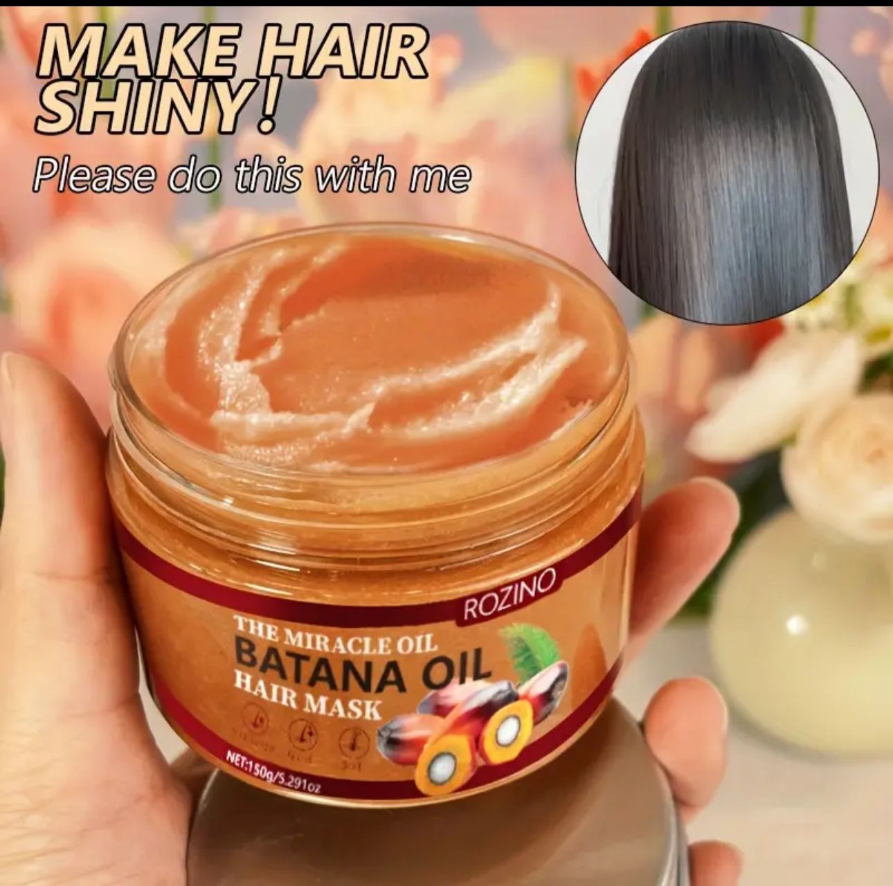 🔥💫🤩Aceite de Batana para Alisar el Cabello🍃🥝