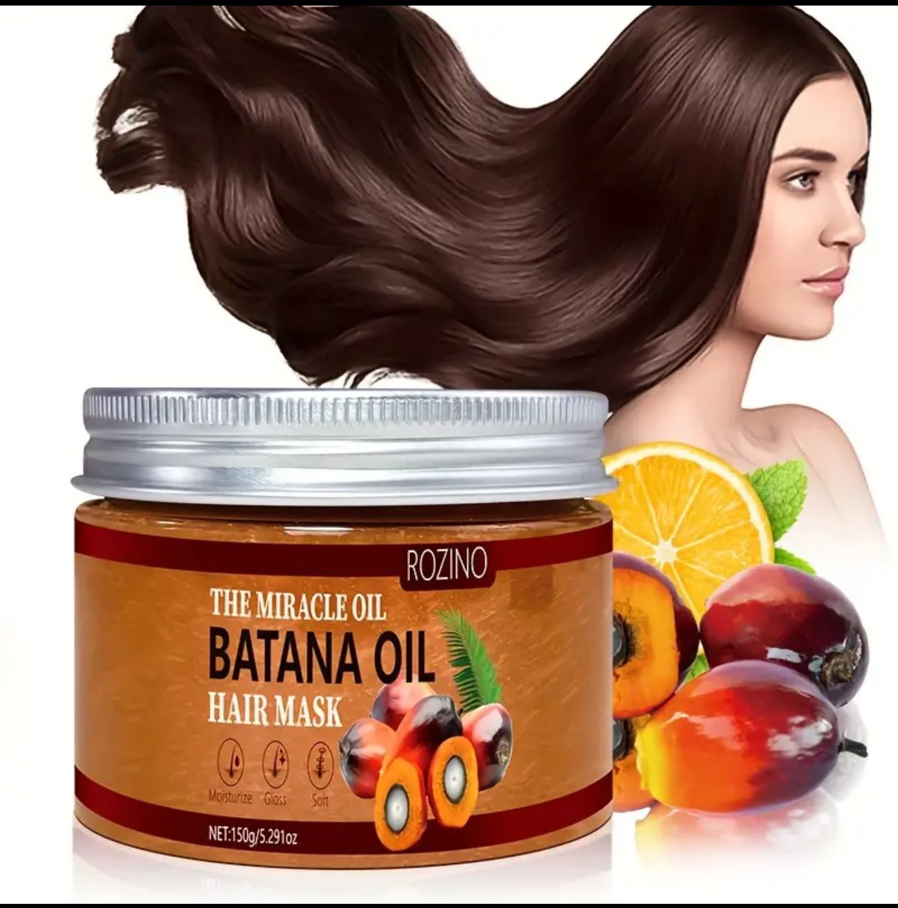 🔥💫🤩Aceite de Batana para Alisar el Cabello🍃🥝