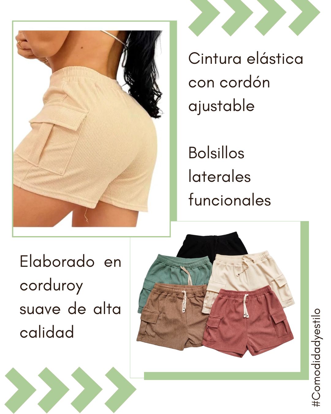 👑❤️SHORT EN PANA LUCY x 2 ❤️👑