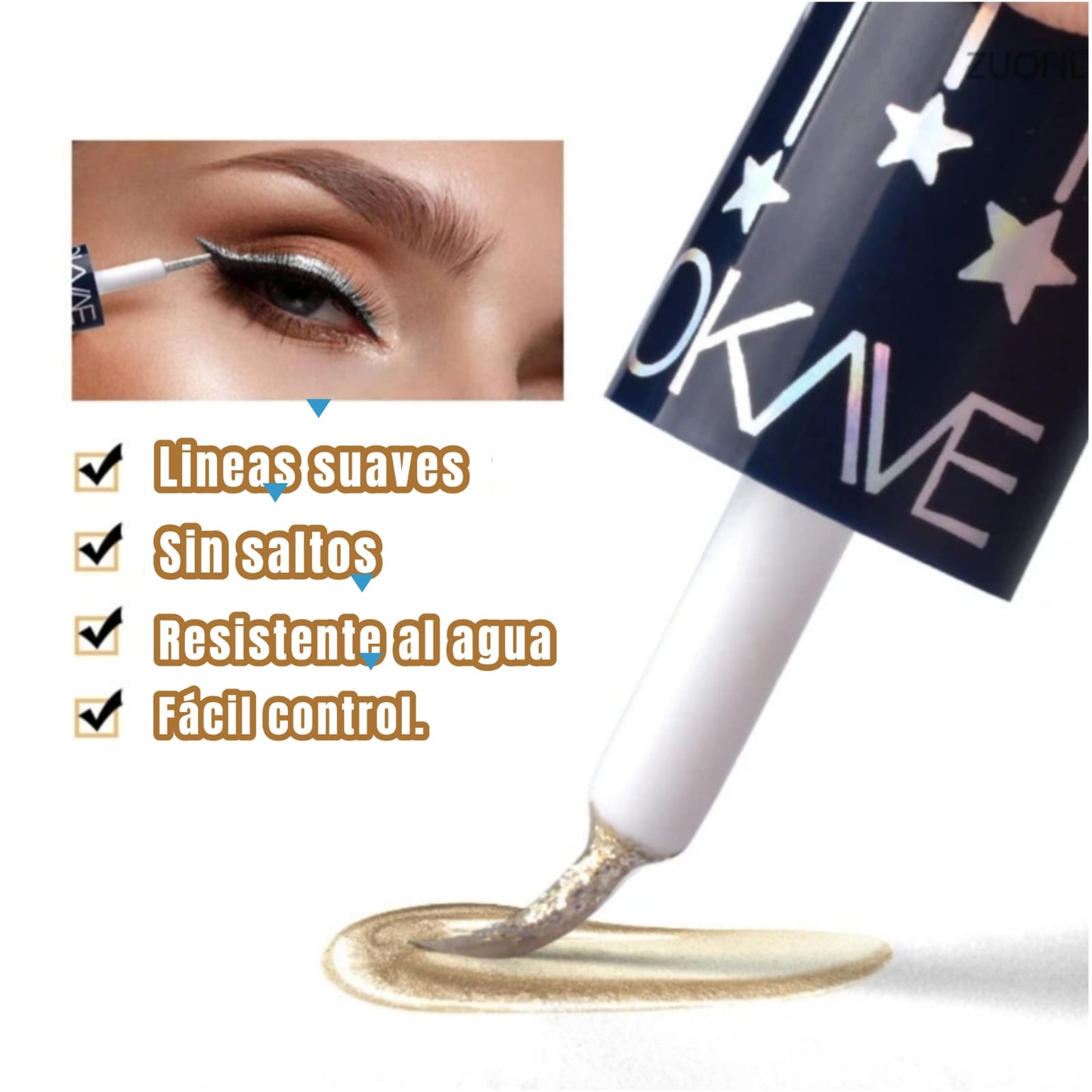 😍Sombra Liquida de Glitter😍