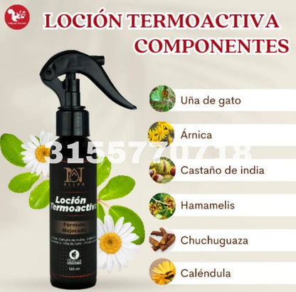 🔥🔥ALIVIA LOS MUSCULOS Y ARTICULACIONES 🤩 LOCION TERMOACTIVO 🍃🔥🔥