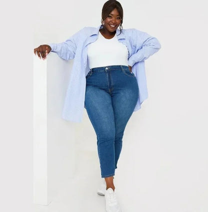 🤩🔥LO MAS VIRAL JEANS SKINNY🤯 ⚡MOLDEADOR DE ABDOMEN Y CINTURA😍