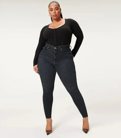 🤩🔥LO MAS VIRAL JEANS SKINNY🤯 ⚡MOLDEADOR DE ABDOMEN Y CINTURA😍