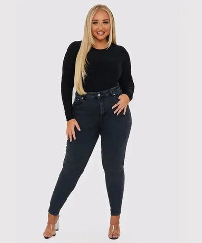 🤩🔥LO MAS VIRAL JEANS SKINNY🤯 ⚡MOLDEADOR DE ABDOMEN Y CINTURA😍