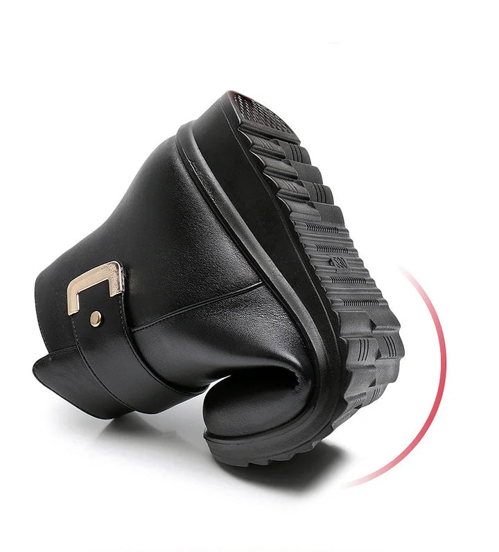 🤩⚡Botas  Antideslizante con hebilla de metal de 💯 cuero⚡🙋‍♀️