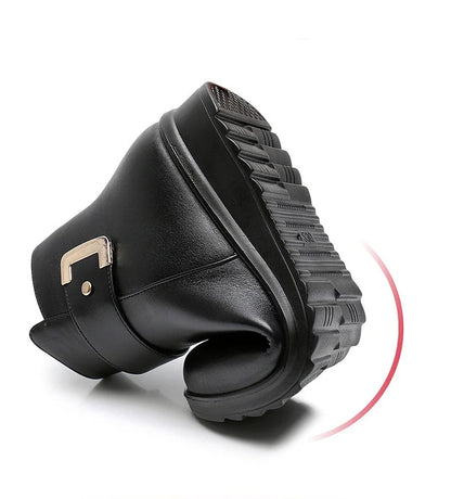 🤩⚡Botas  Antideslizante con hebilla de metal de 💯 cuero⚡🙋‍♀️