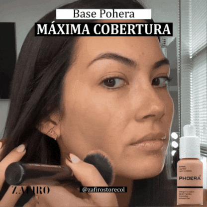 👉🤩BASE PHOERA MATTE ALTA COBERTURA💫🔥