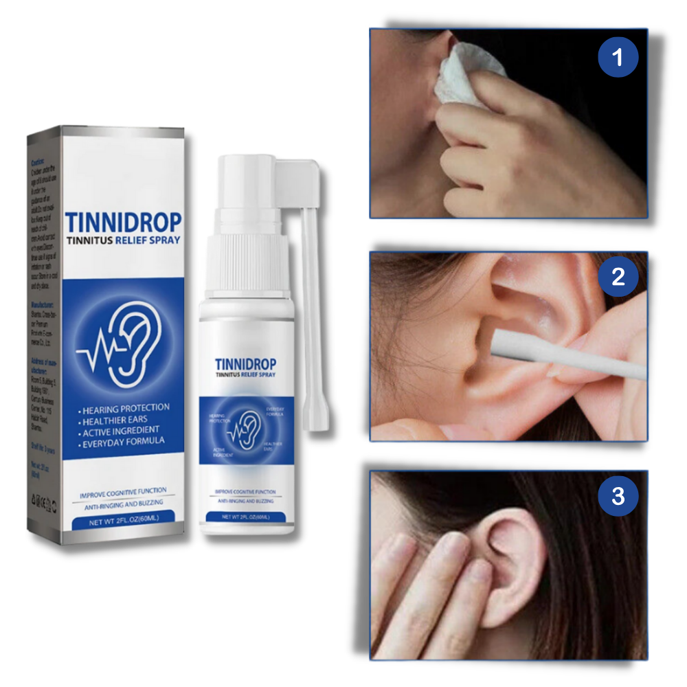 ⚡✅🔥Tinnidrop Spray Alivia Dolor de Oído💯 y Tinnitus🔥✅⚡
