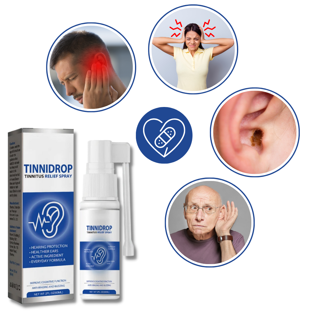⚡✅🔥Tinnidrop Spray Alivia Dolor de Oído💯 y Tinnitus🔥✅⚡