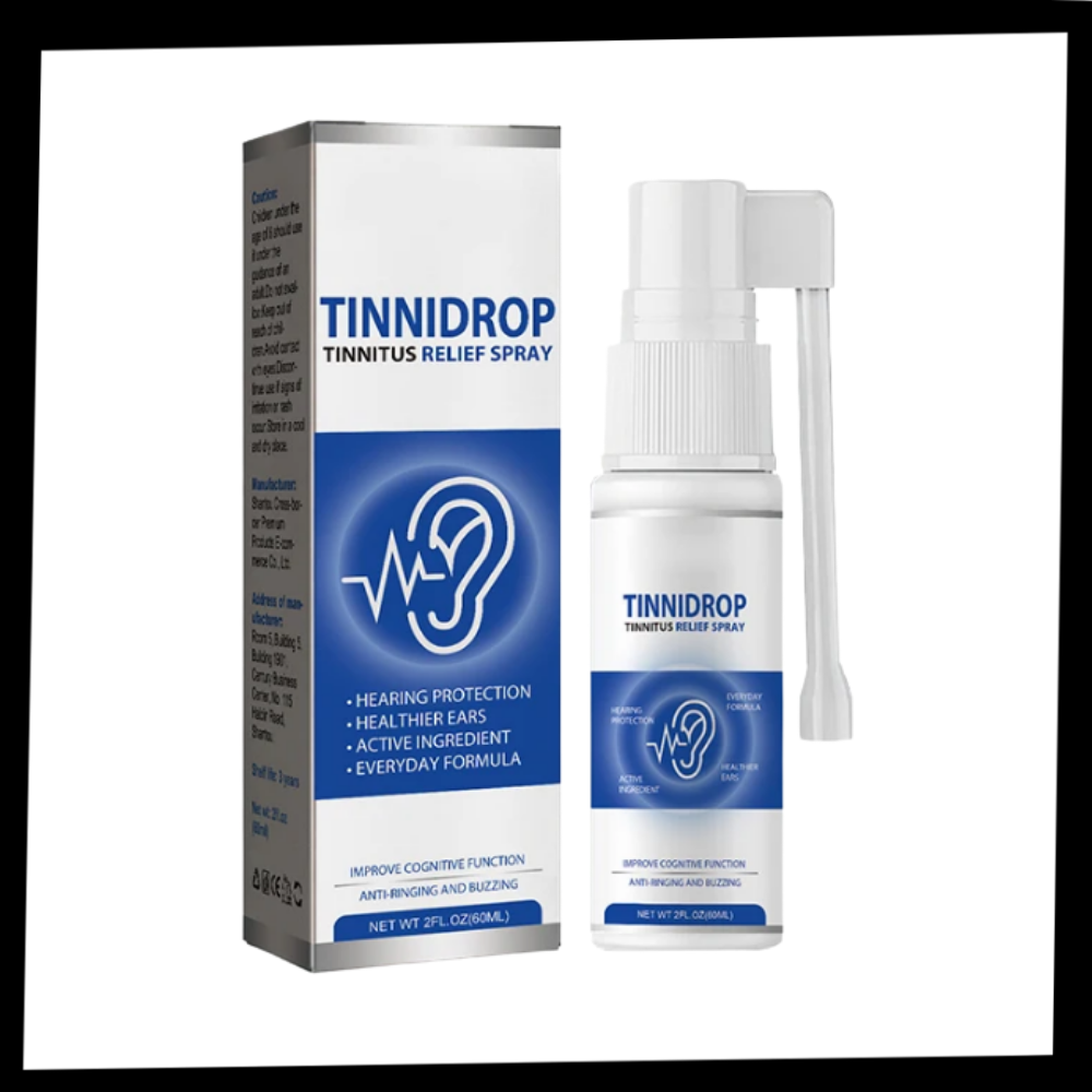 ⚡✅🔥Tinnidrop Spray Alivia Dolor de Oído💯 y Tinnitus🔥✅⚡