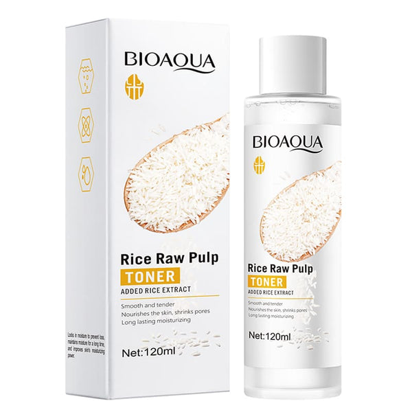🌾🍃👩Kit x 5 Rutina Facial Oriental de Arroz | Tratamiento Facial Anti-Edad 👩‍🦳y Aclarante - BIOAQUA🌾🍃