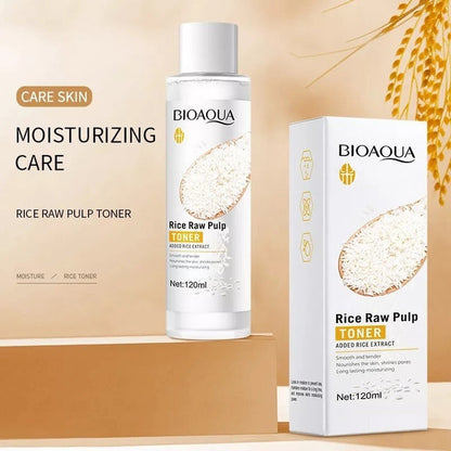🌾🍃👩Kit x 5 Rutina Facial Oriental de Arroz | Tratamiento Facial Anti-Edad 👩‍🦳y Aclarante - BIOAQUA🌾🍃